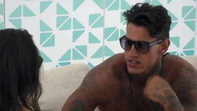 Oli and Troy was like,
"Tel, what's your situation - Love Island
