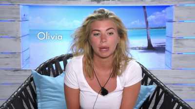 OLIVIA:
When I was downstairs, - Love Island