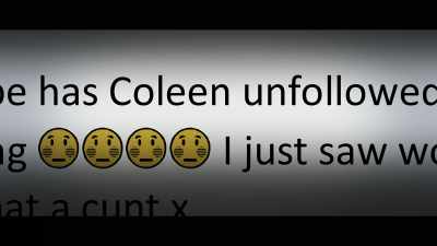 OMG. I just saw. Wow. - Coleen Rooney: The Real Wagatha Story
