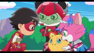 -[ominous music]
-[lightning crashing] - Ryan's World the Movie: Titan Universe Adventure