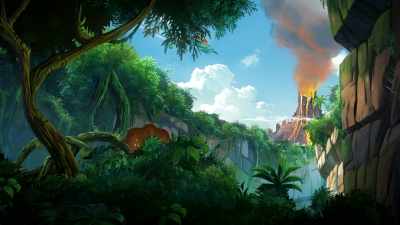 -(Ominous music)
-(Low growl) - Gigantosaurus