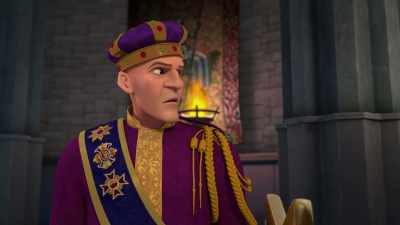 -[ominous music playing]
-[grunts] This better be important. - The Swan Princess: A Fairytale Is Born