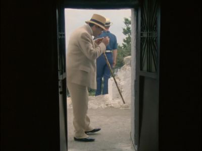 [ominous music playing] - Agatha Christie's Poirot