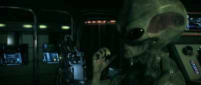 [ominous music] - Alien: Battlefield Earth