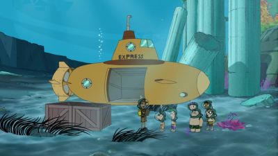 [ominous theme playing] - Phineas and Ferb
