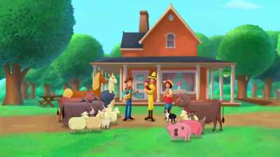 * On a fine kind of day - Curious George: Go West, Go Wild