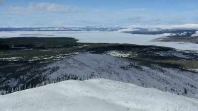 On an average year, 150
inches of snow will fall. - Yellowstone: One-Fifty