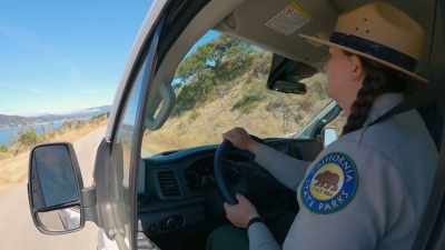 On Angel Island,
ranger Casey Dexter Lee - Mysteries of the Abandoned