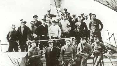 On August 1st, 1914,
Shackleton and his team
set sail aboard the Endurance, - Tales From The Explorers Club