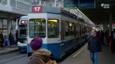 On Bahnhofstrasse, there's
the normal hustle and bustle - World's Busiest Train Stations