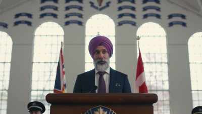 On behalf of
the prime minister, - Allegiance