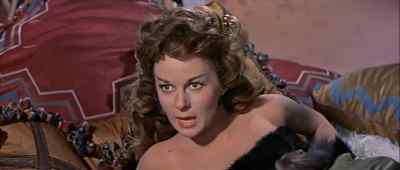On, brave suitor! Would you
desert your bride unkissed? - The Conqueror
