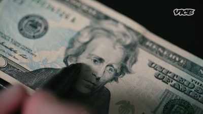On currency paper, it reacts
to where it marks yellow. - I Was a Teenage Felon