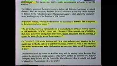 On December 3rd,
1998. John Koskinen, - Time Bomb Y2K