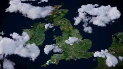On England's southern-most tip, - Europe From Above