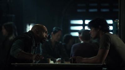 On your feet. - The 100