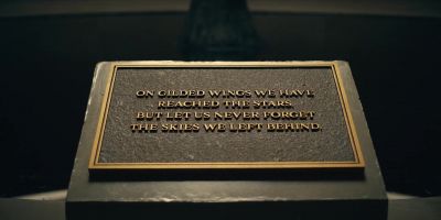 On gilded wings we have reached the stars - Crater