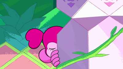 On Homeworld,
Pink was so lonely and sad, - Steven Universe: The Movie