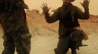 On your knees nice and slow, soldier. - Zone Drifter