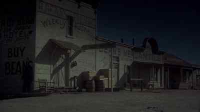 On that night,
an historic and tragic attempt... - The Life and Times of Judge Roy Bean