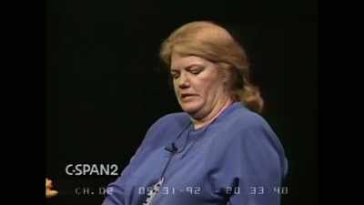 On another occasion,
also writing a feature story - Raise Hell: The Life & Times of Molly Ivins