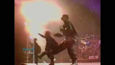 On our first show ever
in an arena, - TLC Forever
