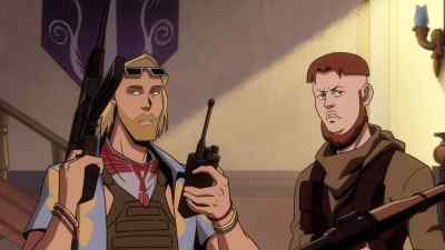 [on radio] ...the eastern hall. - Creature Commandos