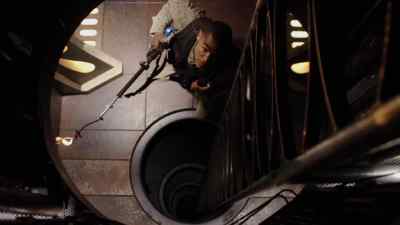 (ON RADIO)
This is Greer.
lt's working. - Stargate Universe