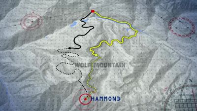 On my route, I too was climbing. - Top Gear