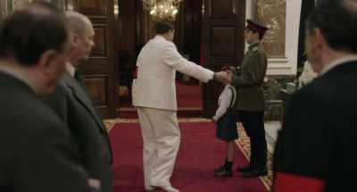 On the balcony Let's go - The Death of Stalin
