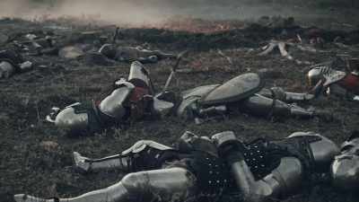 On the battlefield at Bosworth, - The Game of Crowns: The Tudors