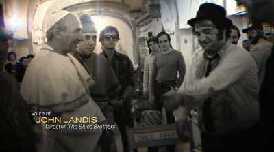 On The Blues Brothers, - Belushi