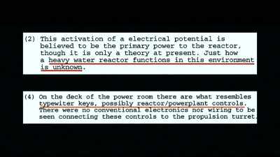 On the deck of the
power room there - Truth Hunter
