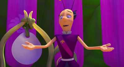 On the final day,
the two remaining teams - Maya the Bee: The Honey Games