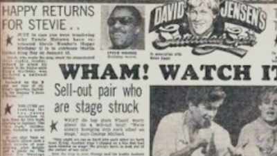 On the front pages of
the newspapers this was splashed, - George Michael: Portrait of an Artist