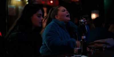 ♪ On the mic I'm gonna murder ya,
tear you up... ♪ - Single Drunk Female