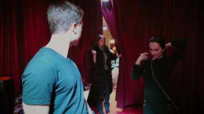 On the nuns, I was having
a slicked-back, low ponytail. - Naked SNCTM