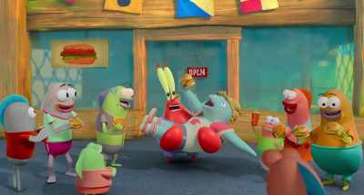 ♪ On the ocean floor
You'll find everything and more ♪ - Plankton: The Movie