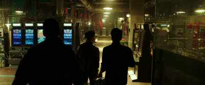 On the outside, it looks like
an abandoned cold store, - The Gangster, the Cop, the Devil