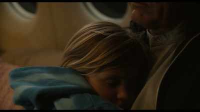 On the plane ride back, - A Murder at the End of the World