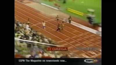 On the right,
here comes Tim Montgomery. - Untold: Hall of Shame