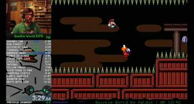 On the stream, I speedrun - Running with Speed