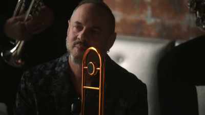 On the trombone, - Road Diary: Bruce Springsteen and The E Street Band