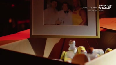 On the wall of his office, - The Nine Lives of Vince McMahon