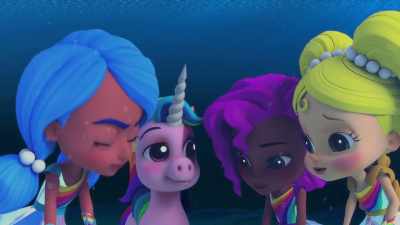 On three, push as hard as you
possibly can! One, two, three! - Rainbow Rangers