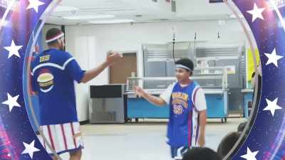ON TODAY'S SHOW, THE
GLOBETROTTERS HELP CHANGE A - Harlem Globetrotters: Play It Forward