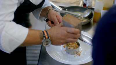 On top he adds salted, - Stanley Tucci: Searching for Italy