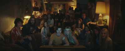 [On TV] That's one
small step for man, - Jesus Revolution