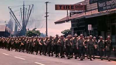 On this very day, one unit - The Pacific War in Color
