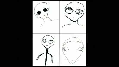 Onboard, they watched
snake-eyed grey creatures, - Truth Hunter